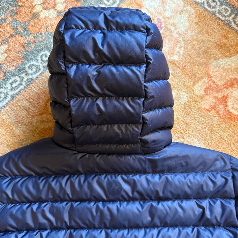 Marmot Navy Blue Puffer Jacket - Picture 7 of 7